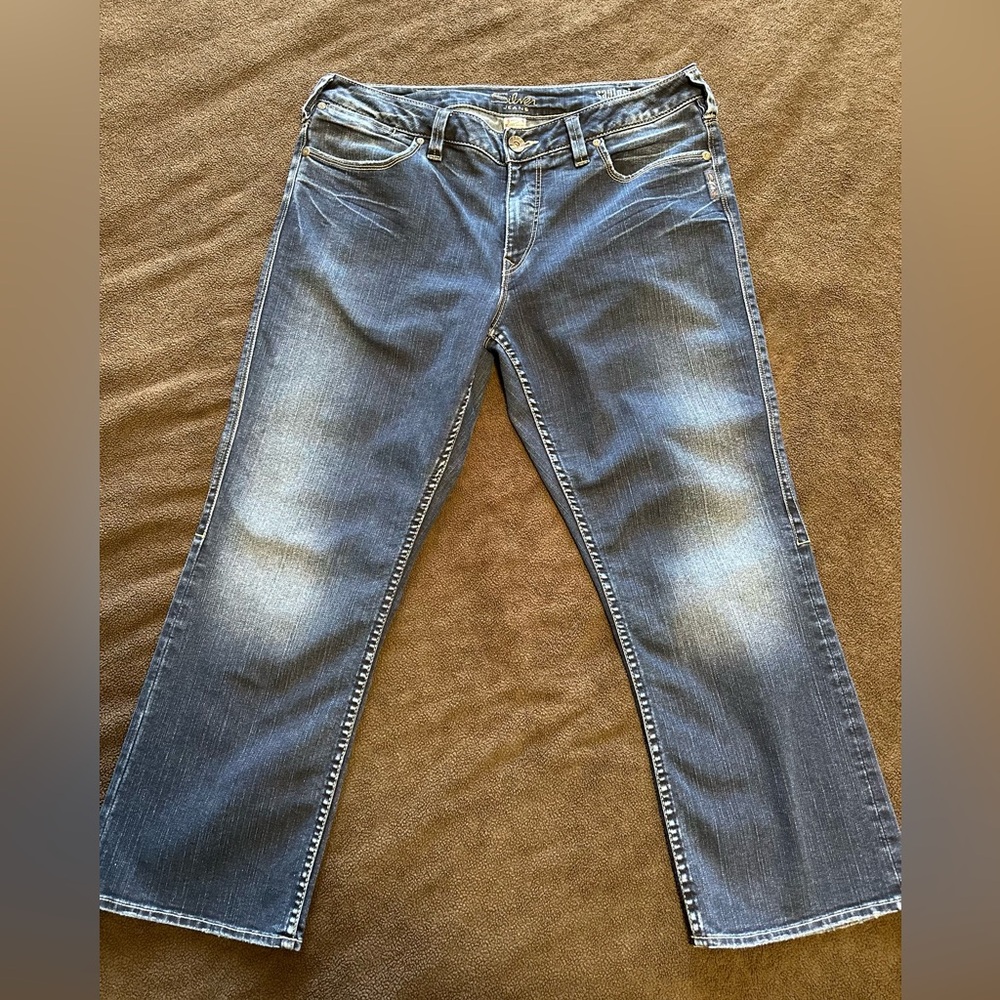 193 Silver Santorini Jeans (inseam 25)
